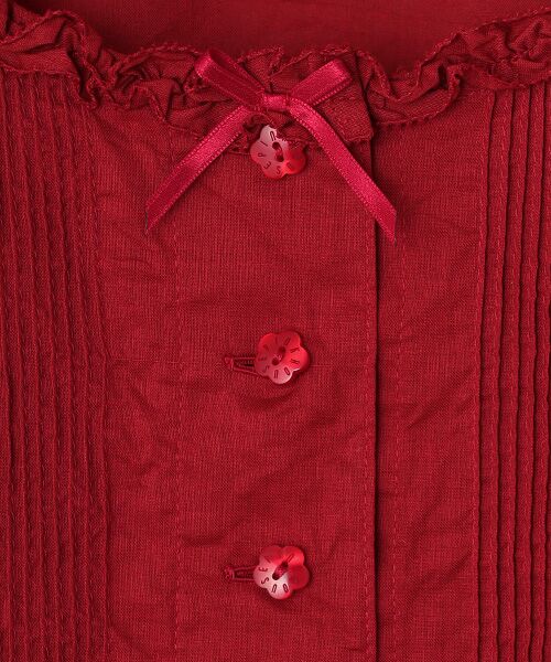 PINK HOUSE / ピンクハウス シャツ・ブラウス | ●ローンノーカラーブラウス | 詳細3