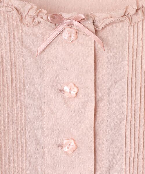 PINK HOUSE / ピンクハウス シャツ・ブラウス | ●ローンノーカラーブラウス | 詳細4