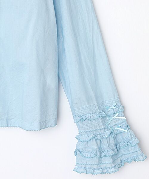 PINK HOUSE / ピンクハウス シャツ・ブラウス | ●ローンノーカラーブラウス | 詳細7