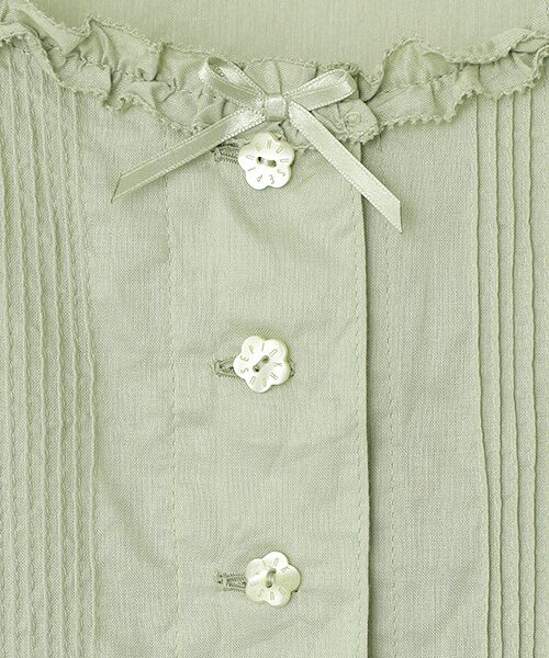 PINK HOUSE / ピンクハウス シャツ・ブラウス | ●ローンノーカラーブラウス | 詳細9