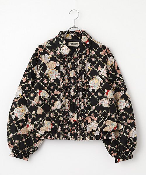 964 ピンクハウス ブルゾン 白系 綿100％ 花柄 PINK HOUSE / ピンクハウス ブルゾン | ファッション通販