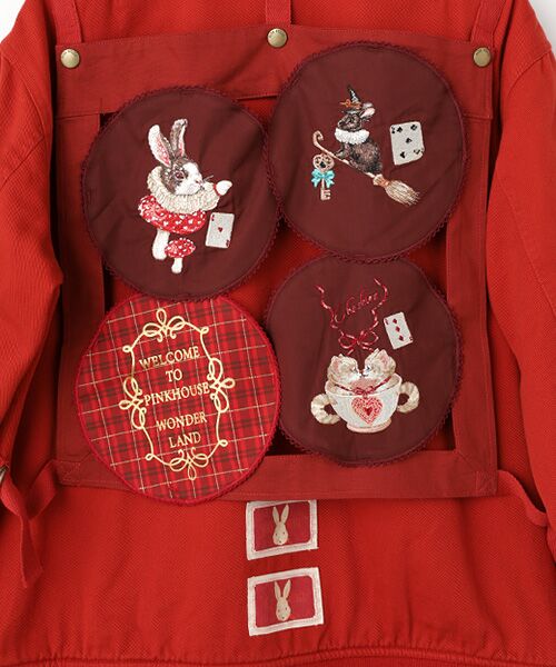 PINK HOUSE / ピンクハウス ブルゾン | ハロウィーンワンダーランドワッペン使いゼッケン付きブルゾン | 詳細12