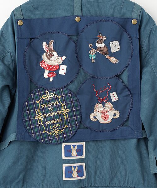 PINK HOUSE / ピンクハウス ブルゾン | ハロウィーンワンダーランドワッペン使いゼッケン付きブルゾン | 詳細16