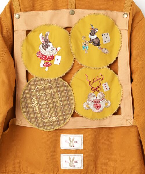 PINK HOUSE / ピンクハウス ブルゾン | ハロウィーンワンダーランドワッペン使いゼッケン付きブルゾン | 詳細20