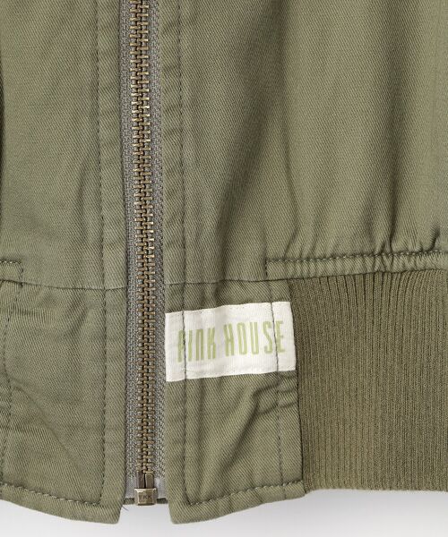 PINK HOUSE / ピンクハウス ブルゾン | ●バラ園うさぎ刺繍ブルゾン | 詳細11