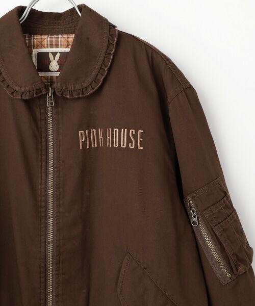 PINK HOUSE / ピンクハウス ブルゾン | ●バラ園うさぎ刺繍ブルゾン | 詳細14