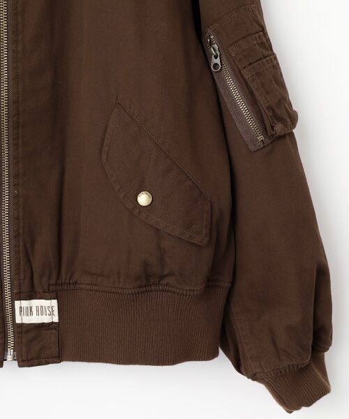 PINK HOUSE / ピンクハウス ブルゾン | ●バラ園うさぎ刺繍ブルゾン | 詳細15