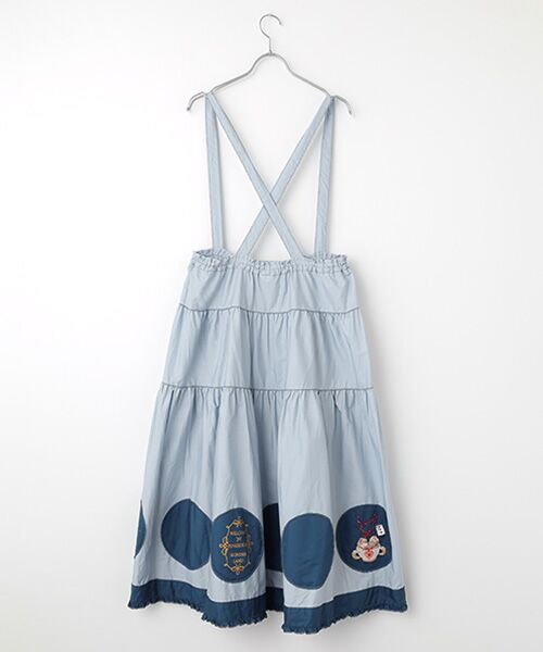 PINK HOUSE / ピンクハウス ロング・マキシ丈スカート | ハロウィーンワンダーランドワッペン使いスカート | 詳細3