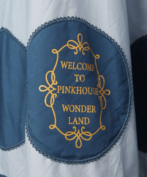 PINK HOUSE / ピンクハウス ロング・マキシ丈スカート | ハロウィーンワンダーランドワッペン使いスカート | 詳細11