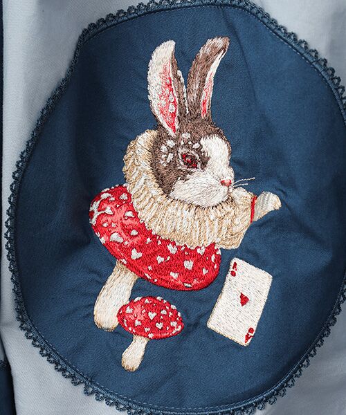 PINK HOUSE / ピンクハウス ロング・マキシ丈スカート | ハロウィーンワンダーランドワッペン使いスカート | 詳細8