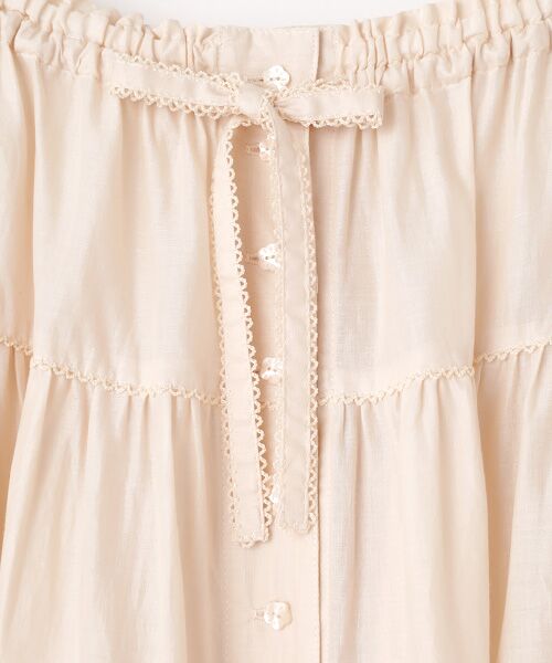 PINK HOUSE / ピンクハウス ロング・マキシ丈スカート | ローンティアードスカート | 詳細1