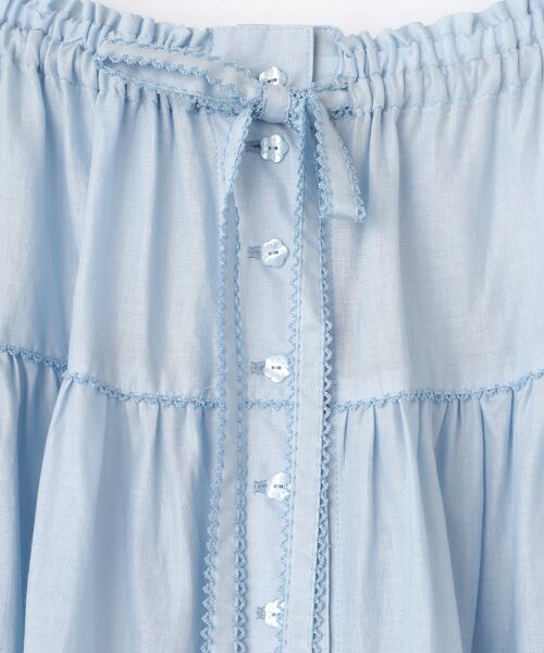 PINK HOUSE / ピンクハウス ロング・マキシ丈スカート | ローンティアードスカート | 詳細6