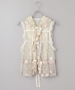 PINK HOUSE タブリエ　いちご柄 PINK HOUSE タブリエ いちご柄