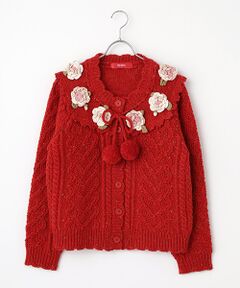 最終価格❗ピンクハウス❤️りぼんが可愛い綿100%カーディガン超美品 最終価格❗ピンクハウス❤️りぼんが可愛い綿100%カーディガン超