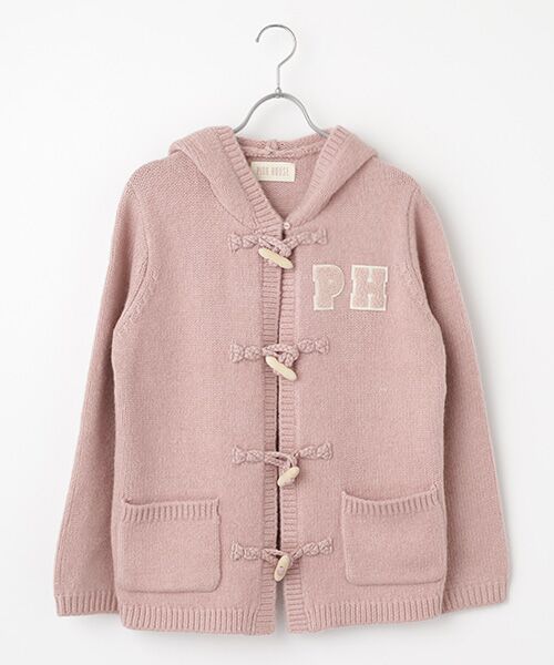 PINK HOUSE/ピンクハウス PHロゴニットパーカー ピンク F PINK HOUSE/ピンクハウス PHロゴニットパーカー ピンク F