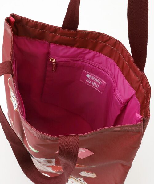 PINK HOUSE / ピンクハウス トートバッグ | PH Tea Party Bear LARGE EMERALD TOTE | 詳細5