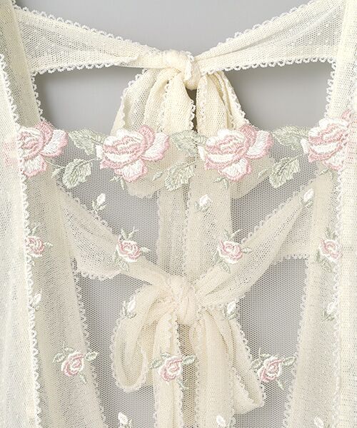 ローズレース使いタブリエ （その他トップス）｜PINK HOUSE / ピンク