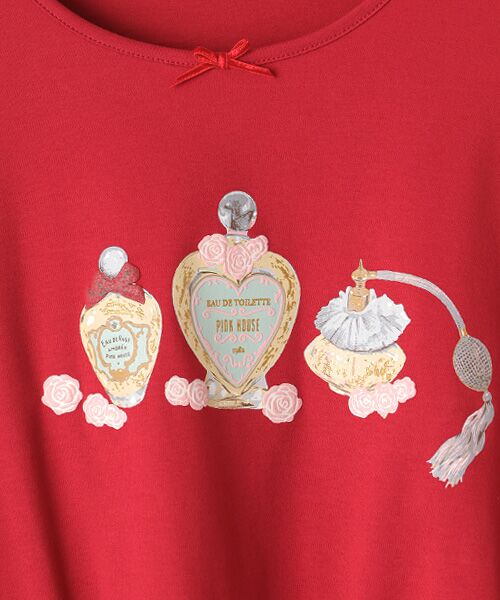 PINK HOUSE / ピンクハウス チュニック | パフュームプリントカットソーチュニック | 詳細3