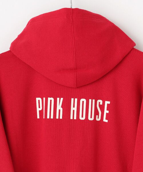 PINK HOUSE / ピンクハウス パーカー | TWINS CHESHIREワンポイント刺繍パーカー | 詳細1