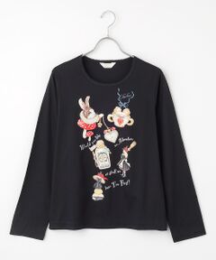 セール】 チューリップうさぎプリントカットソー （カットソー