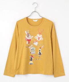 PINK HOUSE / ピンクハウス カットソー | ハロウィーンワンダーランドプリントカットソー