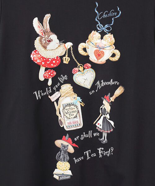 PINK HOUSE / ピンクハウス カットソー | ハロウィーンワンダーランドプリントカットソー | 詳細1