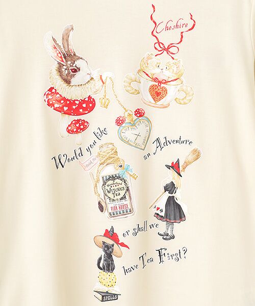 PINK HOUSE / ピンクハウス カットソー | ハロウィーンワンダーランドプリントカットソー | 詳細2