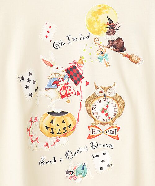 PINK HOUSE / ピンクハウス カットソー | ハロウィーンワンダーランドプリントカットソー | 詳細7