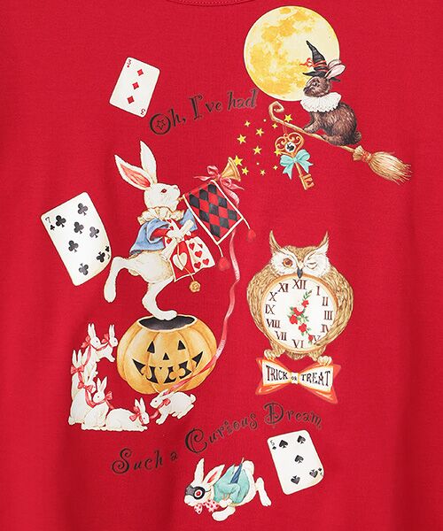 PINK HOUSE / ピンクハウス カットソー | ハロウィーンワンダーランドプリントカットソー | 詳細8