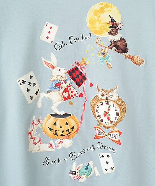 PINK HOUSE / ピンクハウス カットソー | ハロウィーンワンダーランドプリントカットソー | 詳細12