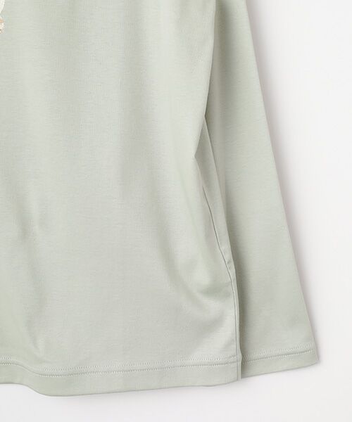 PINK HOUSE / ピンクハウス カットソー | バラ園うさぎプリントカットソー | 詳細7