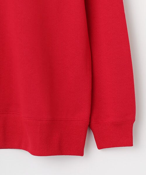 PINK HOUSE / ピンクハウス スウェット | ●チェック＆無地リボンブローチ付きロゴプリントトレーナー | 詳細3