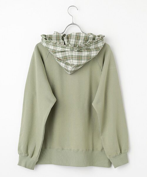 PINK HOUSE / ピンクハウス スウェット | ●バラ園うさぎフード付きトレーナー | 詳細4