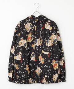 PINK HOUSE / ピンクハウス シャツ・ブラウス | 三つ子のくま冬支度プリントフードブラウス