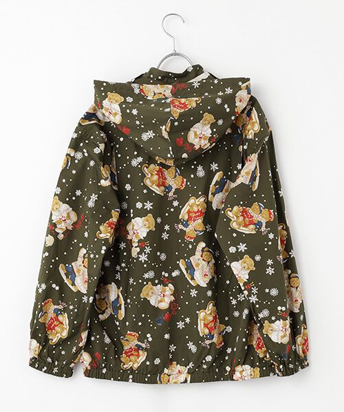 PINK HOUSE / ピンクハウス シャツ・ブラウス | ●三つ子のくま冬支度プリントフードブラウス | 詳細4