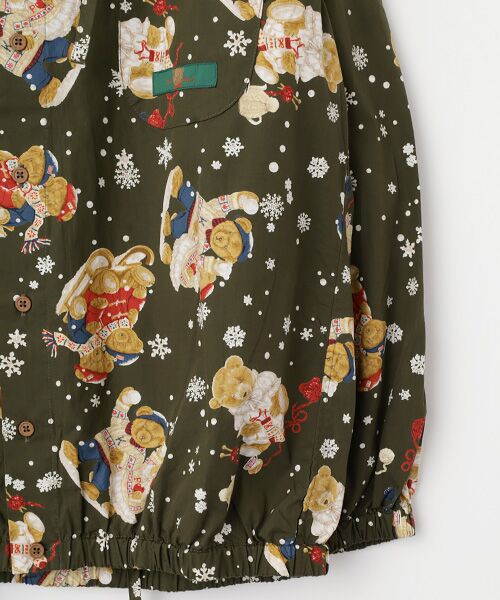 PINK HOUSE / ピンクハウス シャツ・ブラウス | ●三つ子のくま冬支度プリントフードブラウス | 詳細6