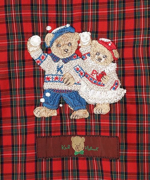 PINK HOUSE / ピンクハウス シャツ・ブラウス | ●三つ子のくま刺繍チェックブラウス | 詳細1