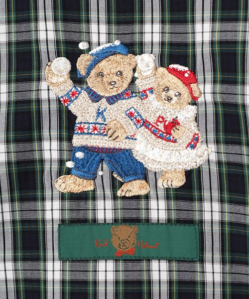 PINK HOUSE / ピンクハウス シャツ・ブラウス | ●三つ子のくま刺繍チェックブラウス | 詳細2