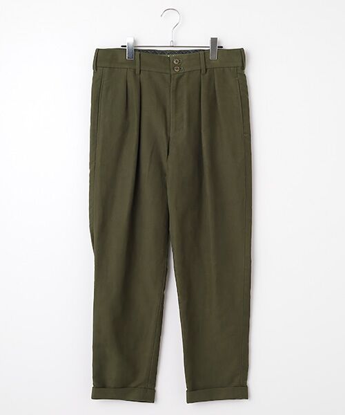 PINK HOUSE/ピンクハウス スウェードタックパンツ カーキ M PINK HOUSE/ピンクハウス スウェードタックパンツ カーキ M