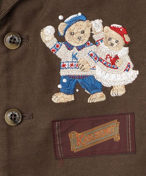 PINK HOUSE / ピンクハウス ベスト | 三つ子のくま刺繍ベスト | 詳細2