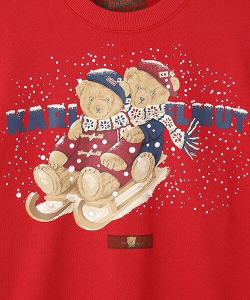 PINK HOUSE / ピンクハウス スウェット | ●三つ子のくまプリントトレーナー | 詳細3