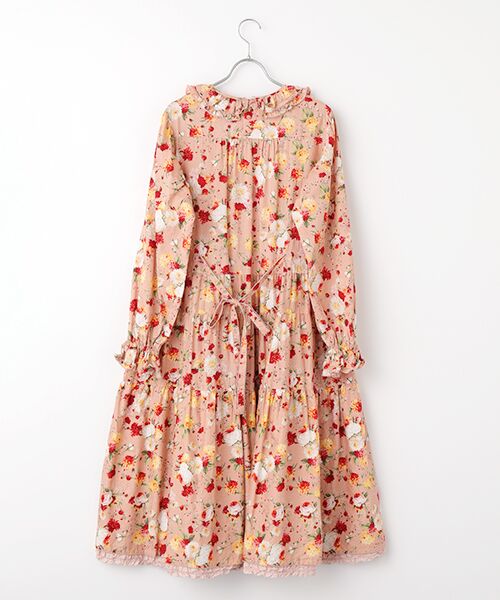 PINK HOUSE / ピンクハウス ロング・マキシ丈ワンピース | ジョセフィーヌプリントミディワンピース | 詳細3