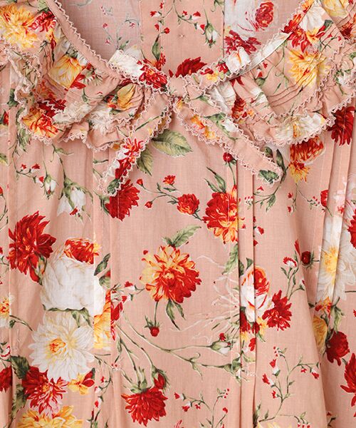 PINK HOUSE / ピンクハウス ロング・マキシ丈ワンピース | ジョセフィーヌプリントミディワンピース | 詳細7