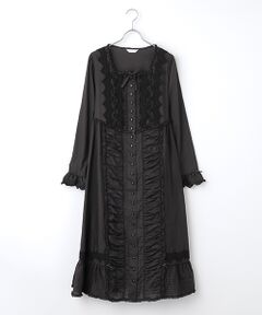 PINK HOUSE / ピンクハウス ロング・マキシ丈ワンピース | ケミカルレース使いミディワンピース