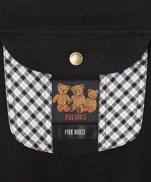 PINK HOUSE / ピンクハウス サロペット・オールインワン | ●タータンチェック使いサロペット | 詳細1