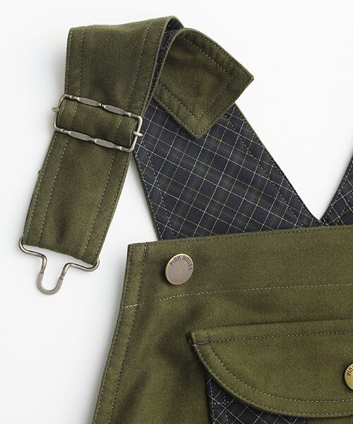 PINK HOUSE / ピンクハウス サロペット・オールインワン | ●タータンチェック使いサロペット | 詳細7