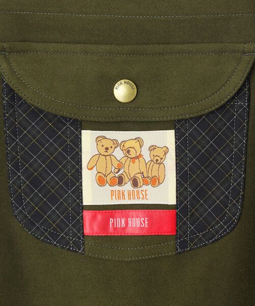 PINK HOUSE / ピンクハウス サロペット・オールインワン | ●タータンチェック使いサロペット | 詳細9