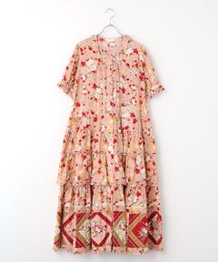 PINK HOUSE / ピンクハウス ロング・マキシ丈ワンピース | ジョセフィーヌプリントパッチワークワンピース
