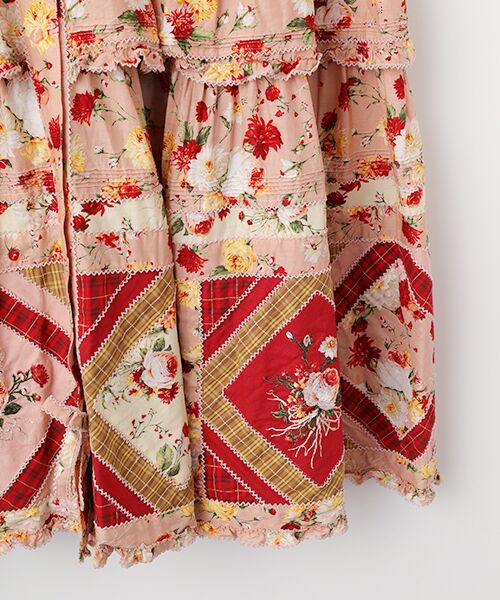 PINK HOUSE / ピンクハウス ロング・マキシ丈ワンピース | ジョセフィーヌプリントパッチワークワンピース | 詳細6
