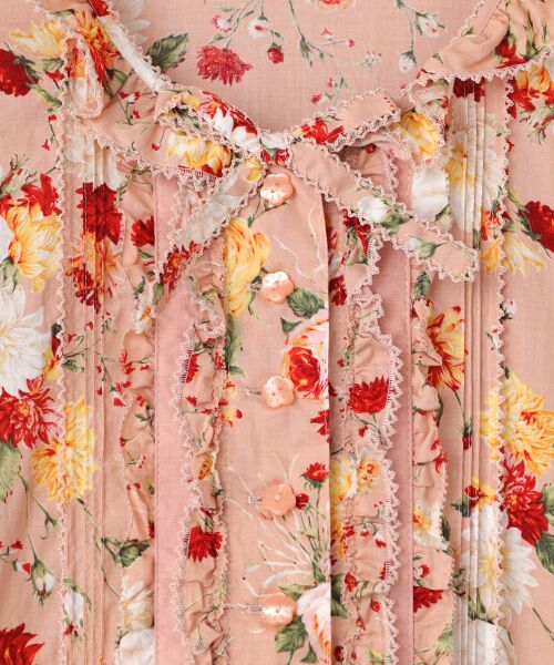 PINK HOUSE / ピンクハウス ロング・マキシ丈ワンピース | ジョセフィーヌプリントパッチワークワンピース | 詳細7